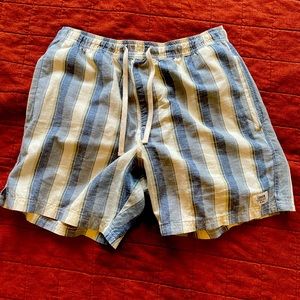 KATIN linen drawstring shorts M